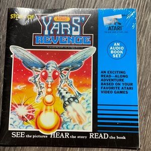 Vintage Atari Yars Record & Read along book NEW